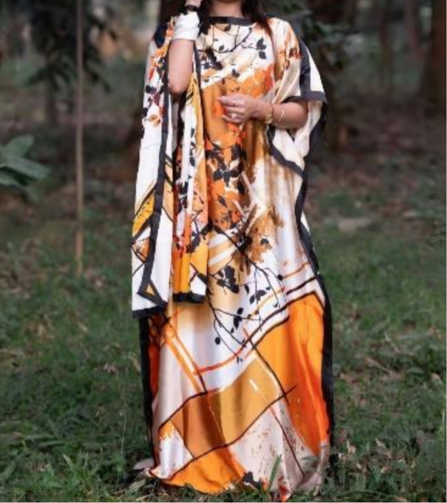 Autumn Breeze Satin